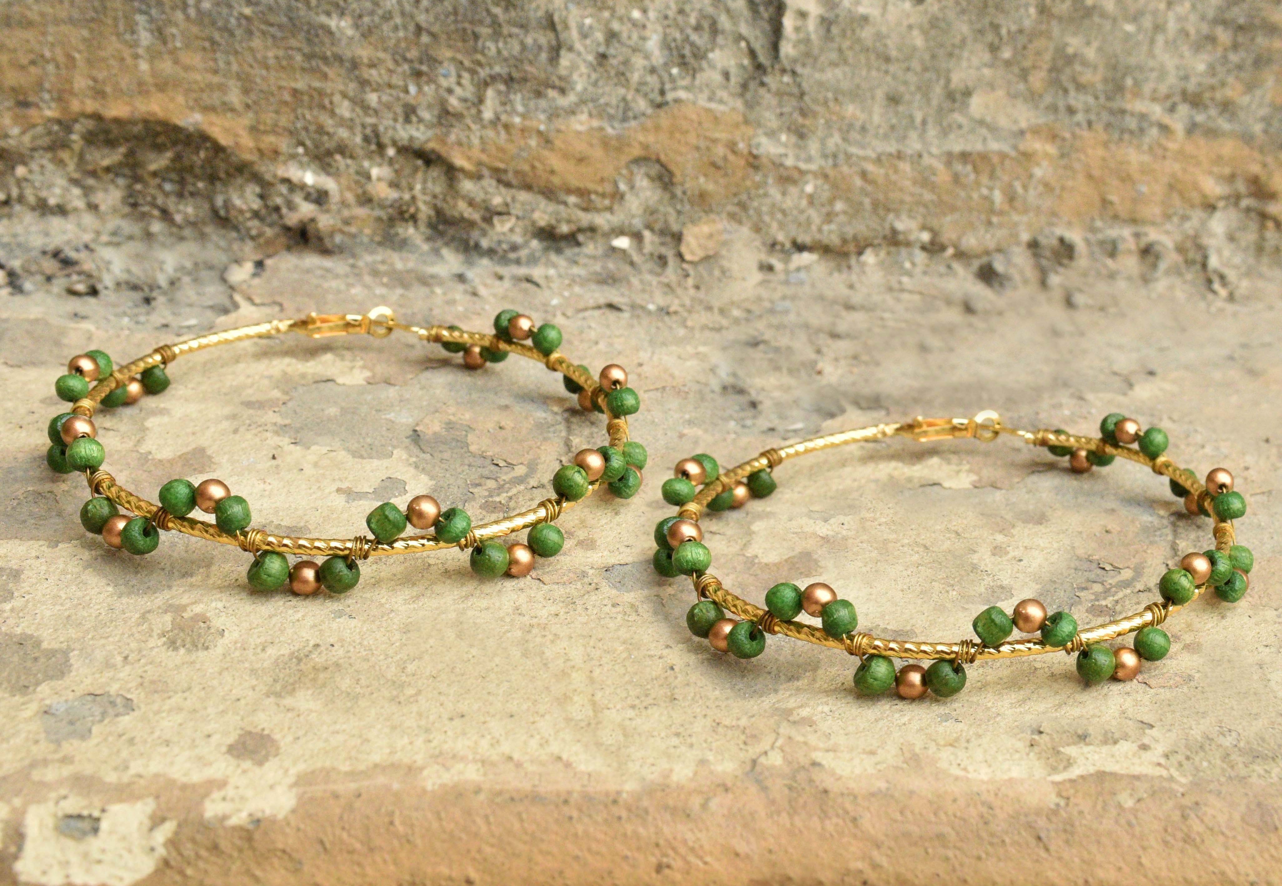 Green Arch Hoops