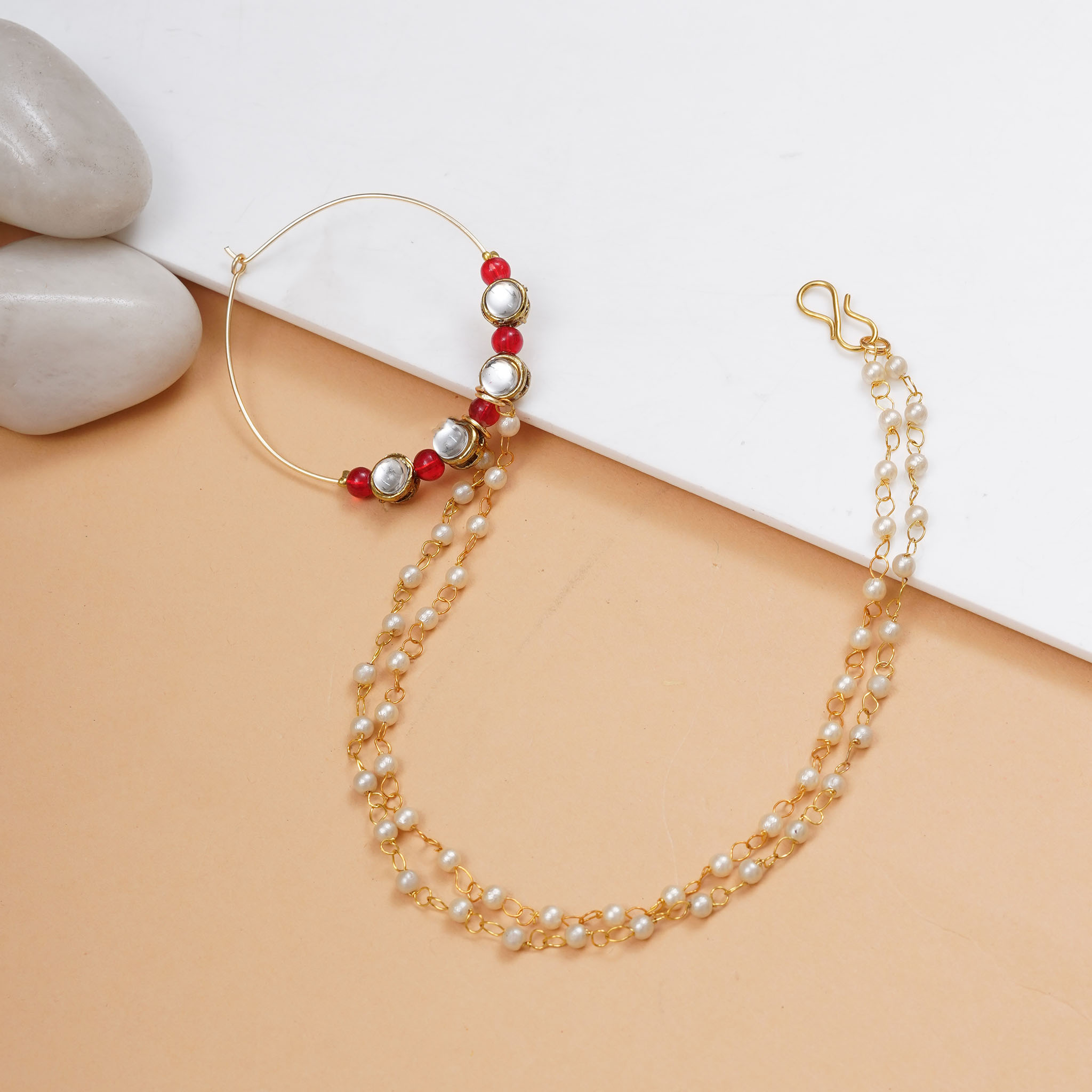 Red Kundan Rhyme Nath