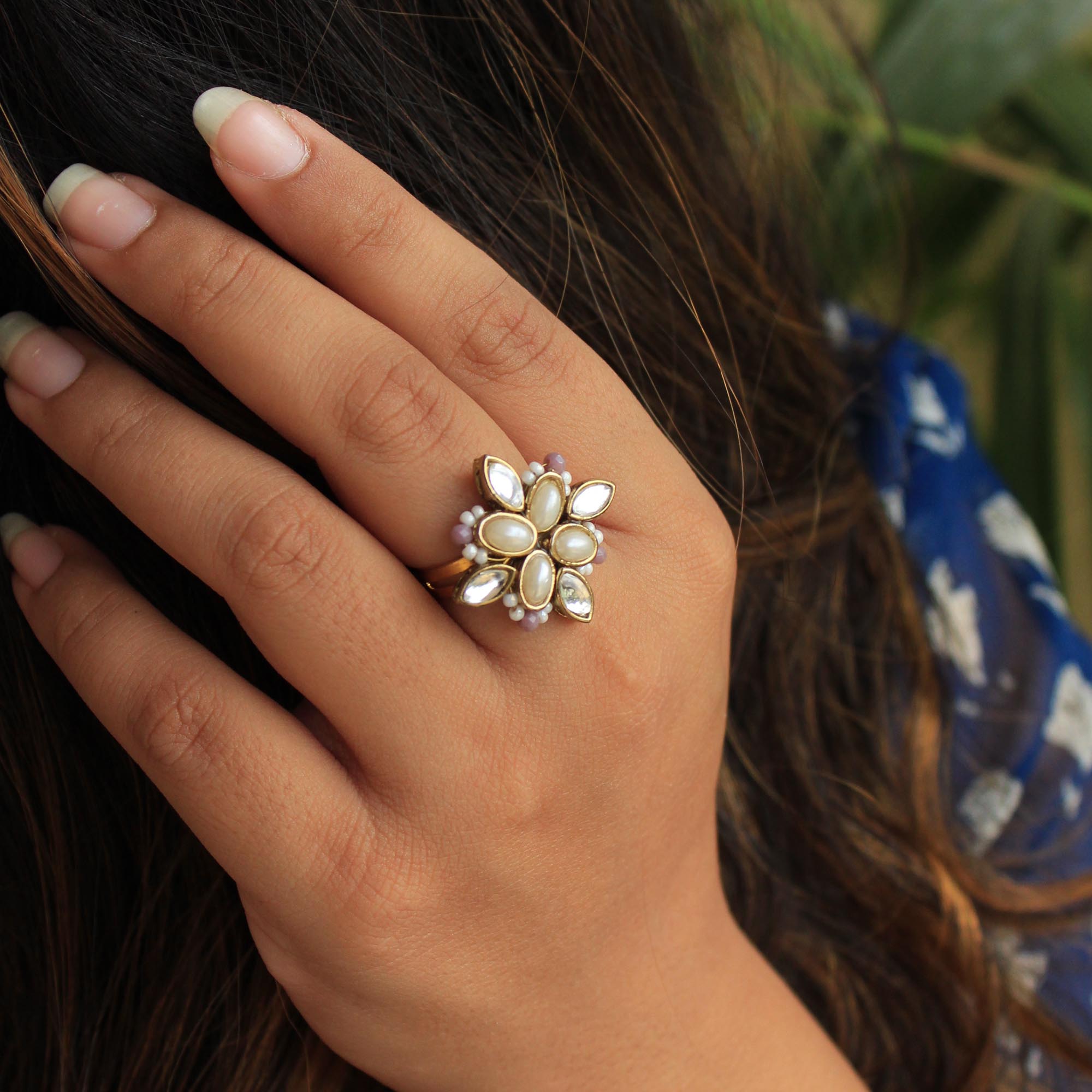 Kundan Delight Ring