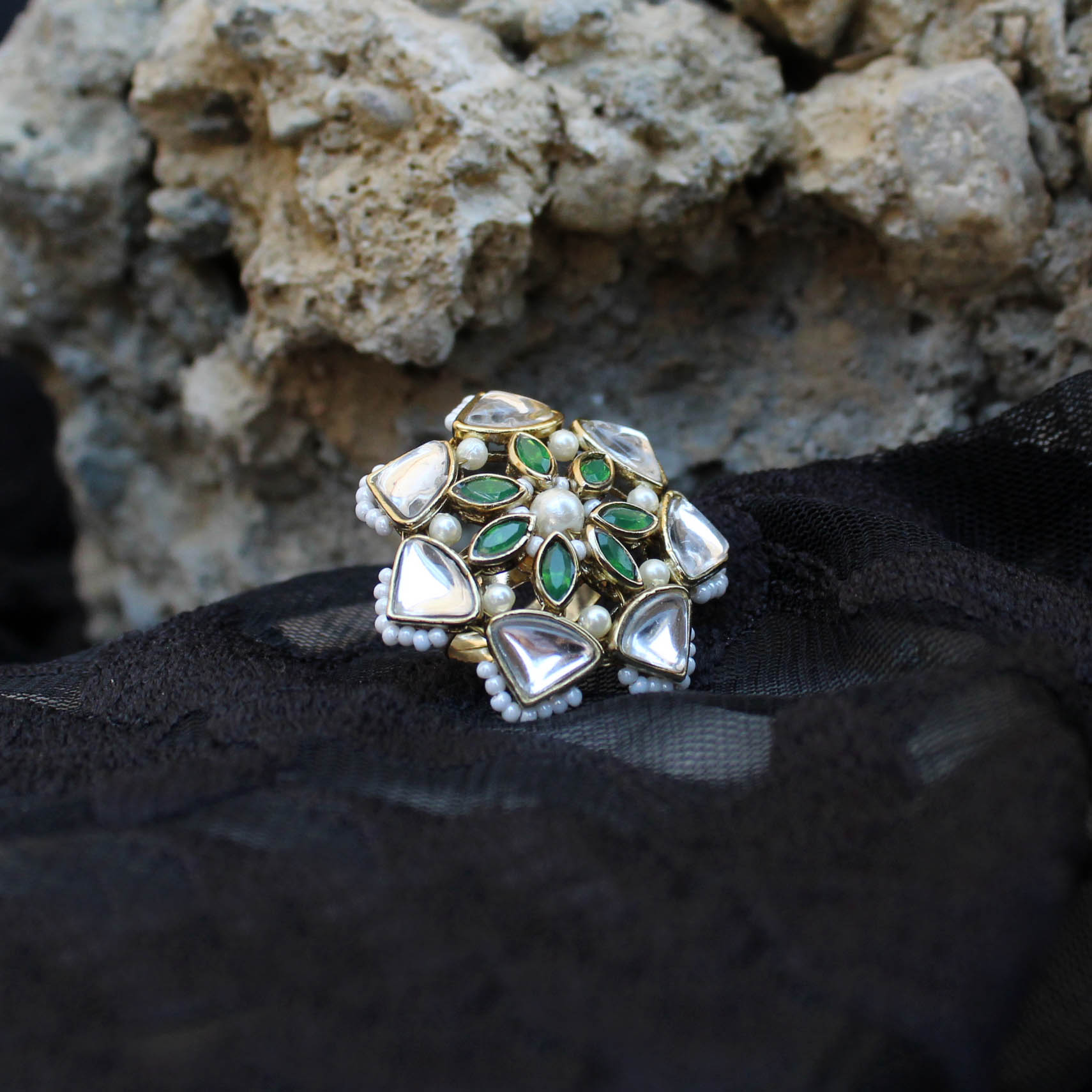 Geometric Aesthetic Ring