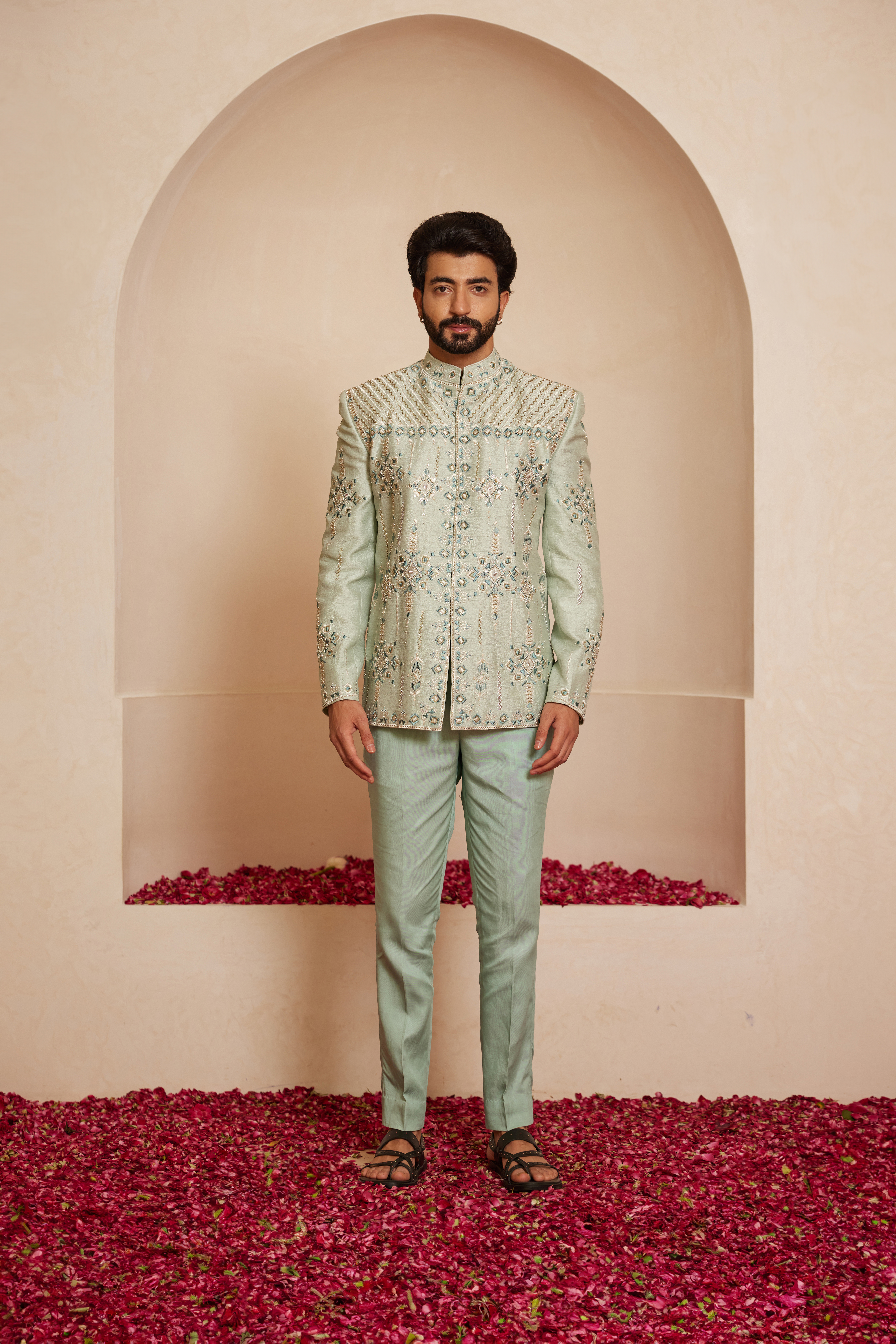 Cyan Bandgala Set