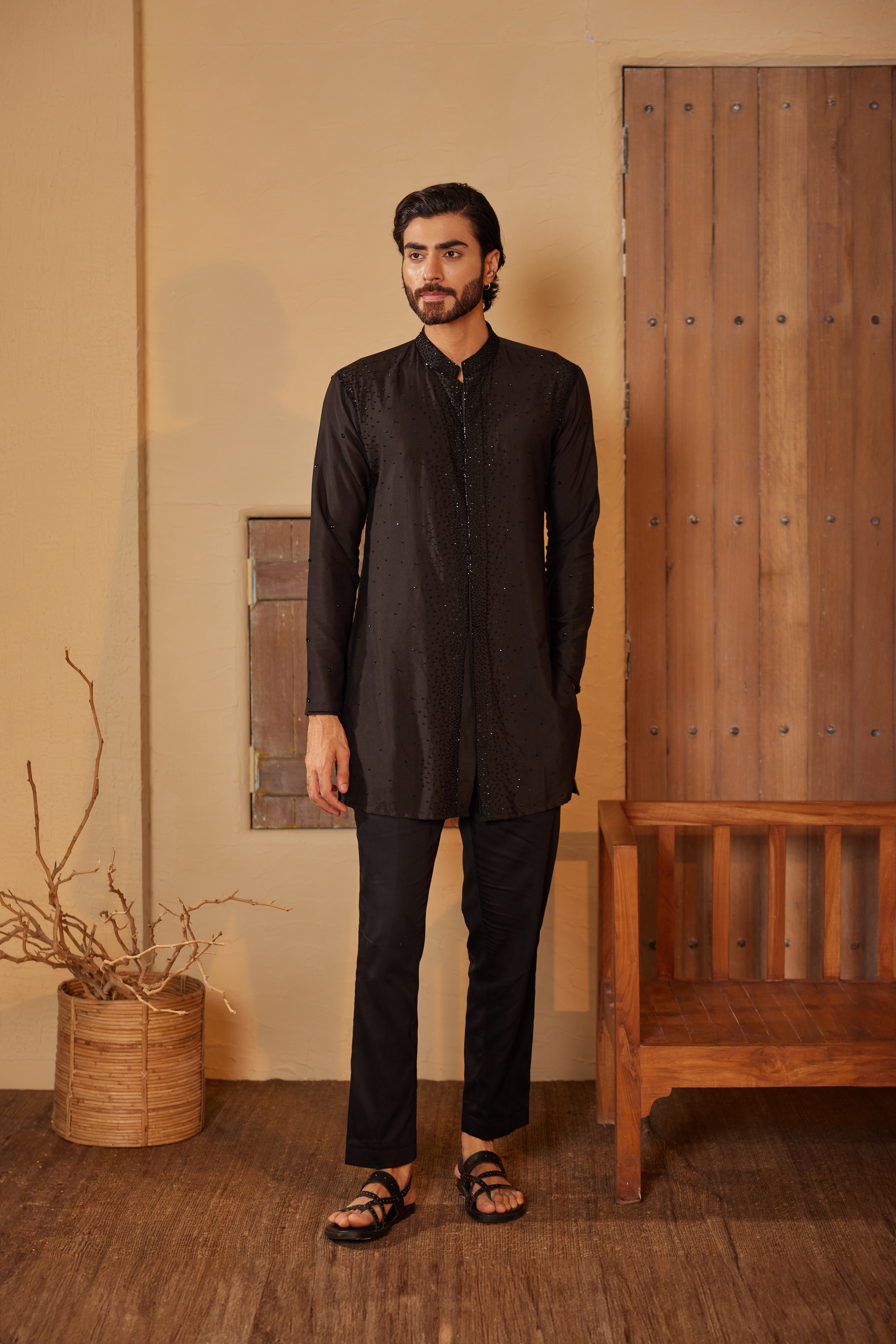 Black Kurta Set