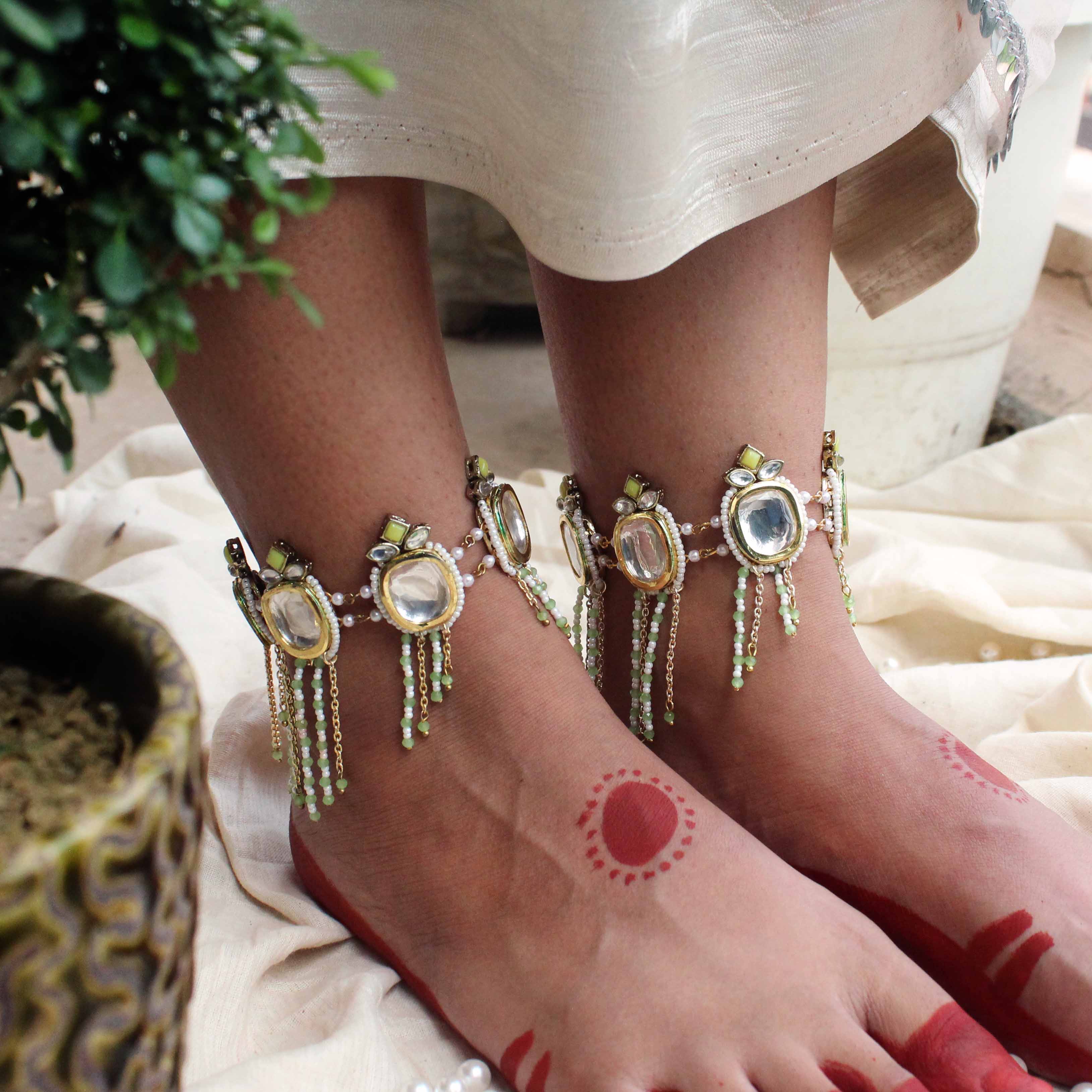 Minty Winty Anklet