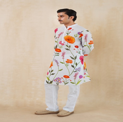 Pastel Bloom Kurta Set