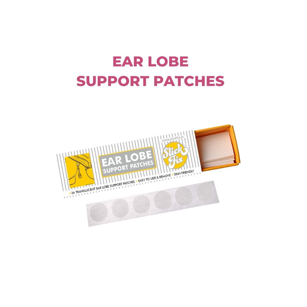 SlickFix Ear Lobe Support Patches - pack of 72