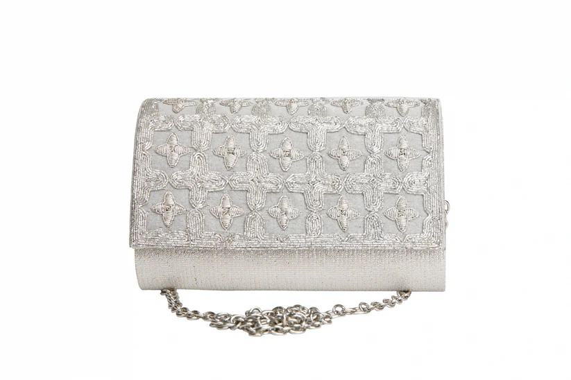 Silver Lining Clutch