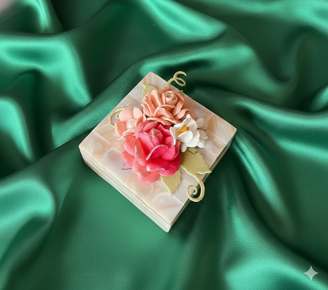 Luxury Floral Coin Box