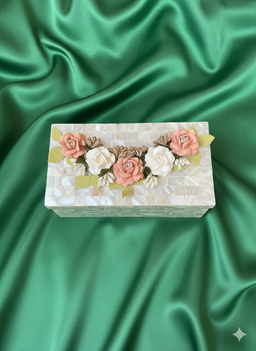 Mother Of Pearl Cash Box