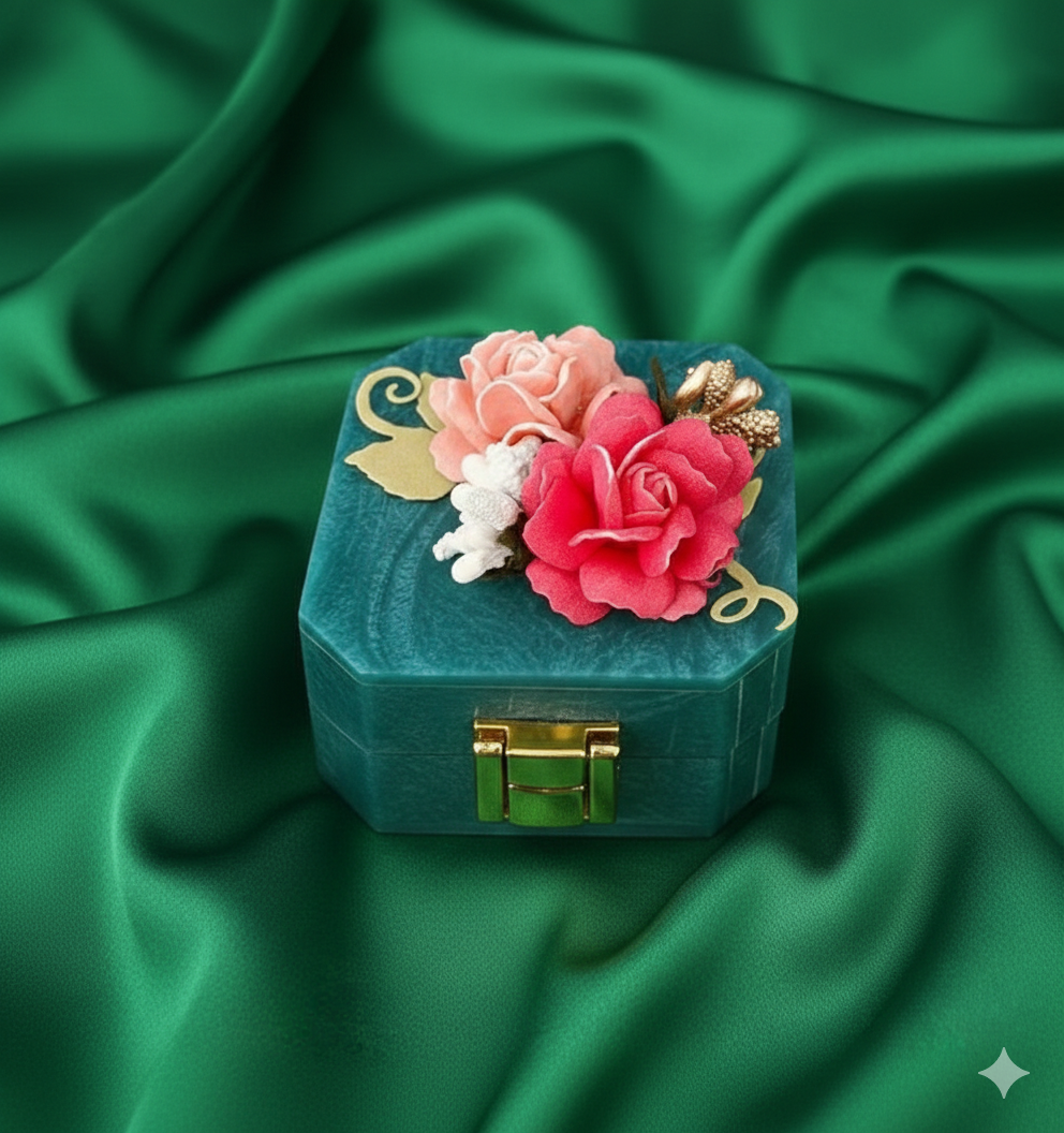 Handcrafted Resin Coin Box