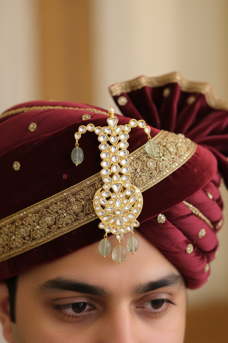 Royal Kundan Kalgi 