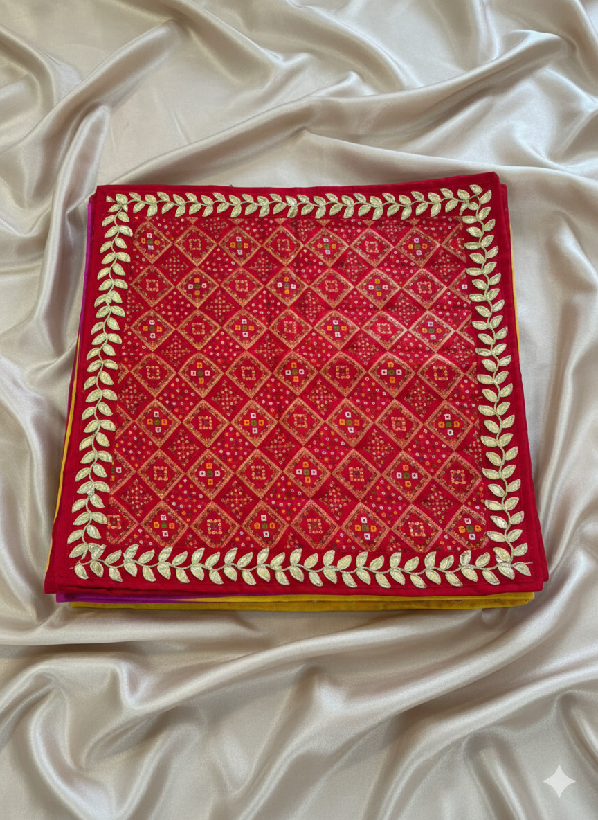 Designer Bandhani Aasan
