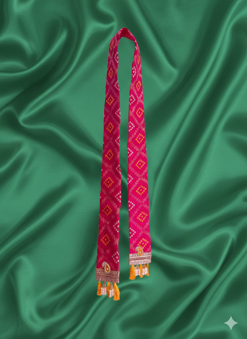 Ethnic Bandhani Swagat Dupatta