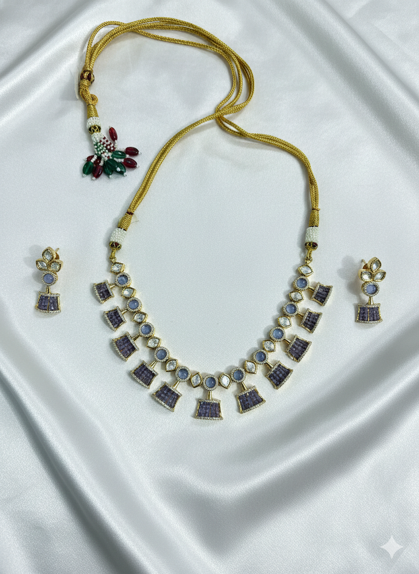 Kundan & Beaded Necklace Set