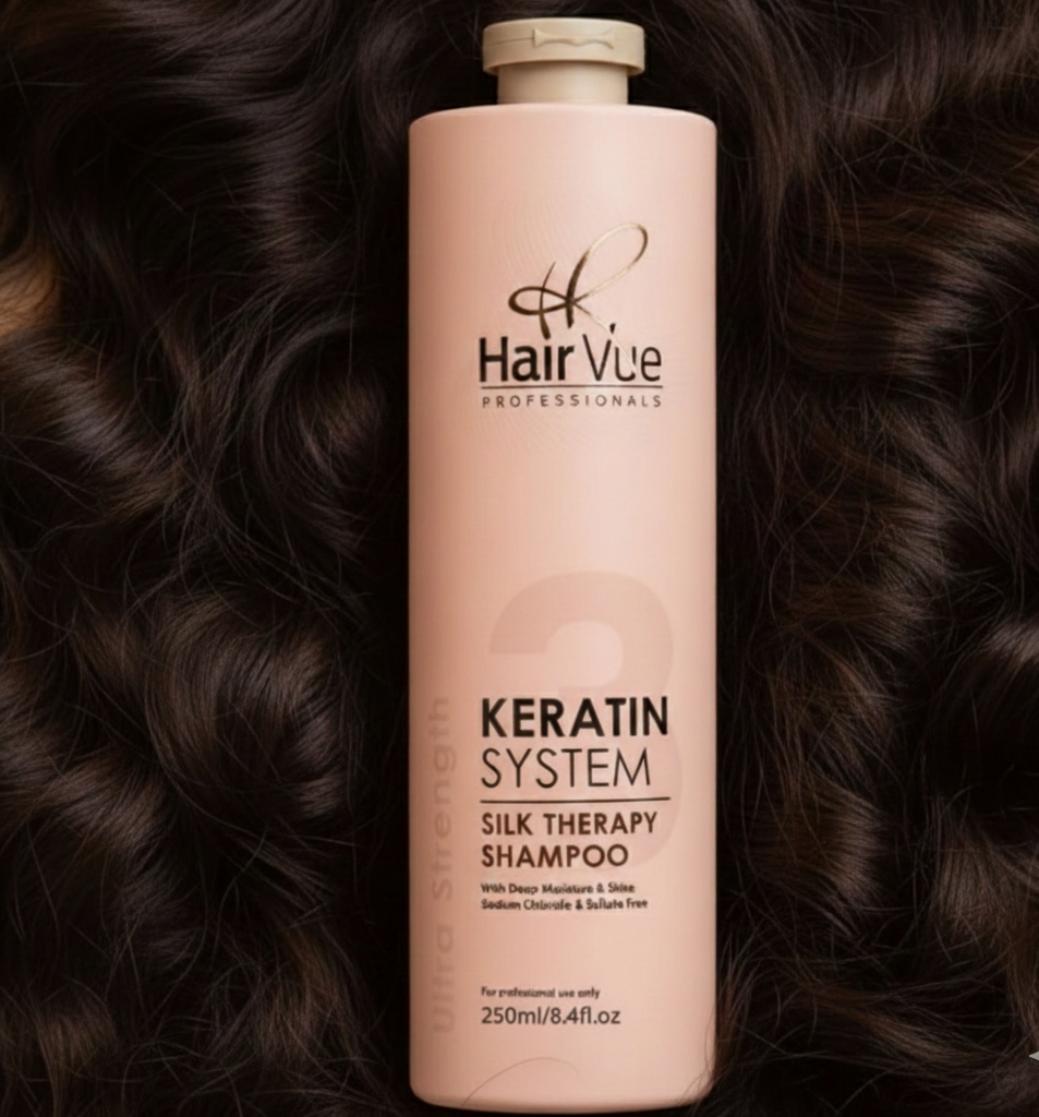 HairVue Keratin Silk Therapy Shampoo (250ml)