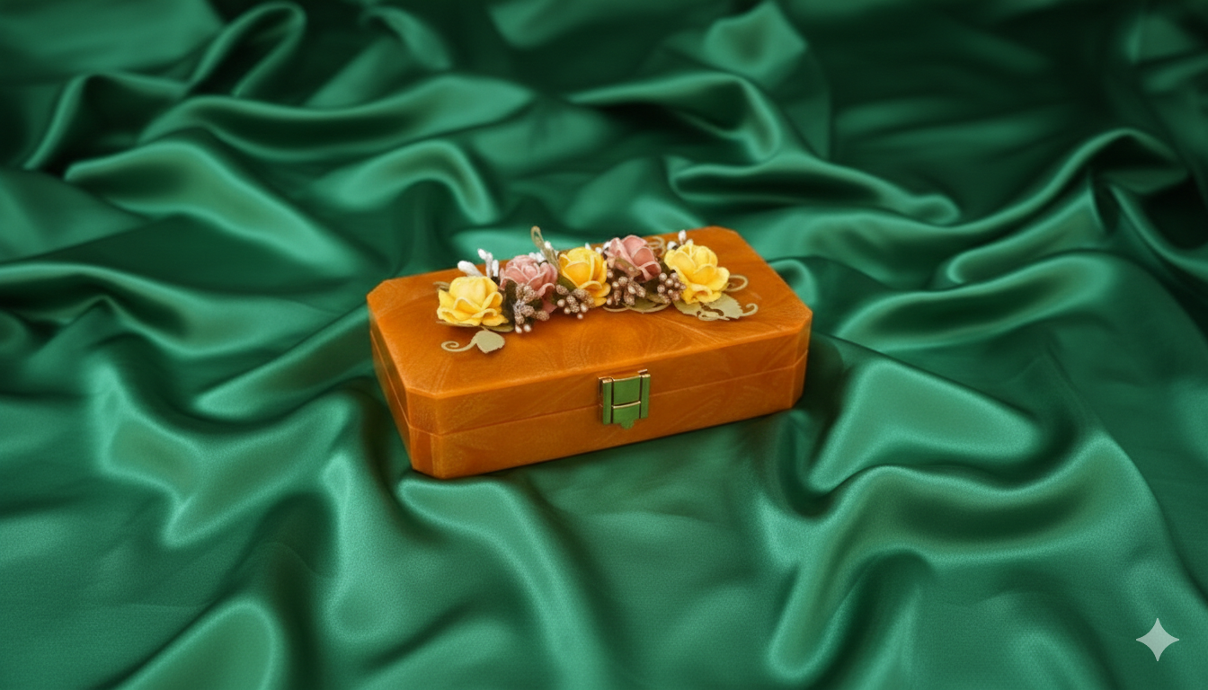 Handcrafted Resin Cash Box