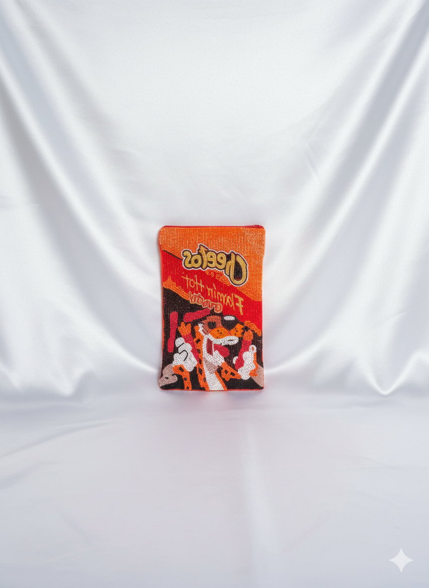 Cheetos Beaded Bag