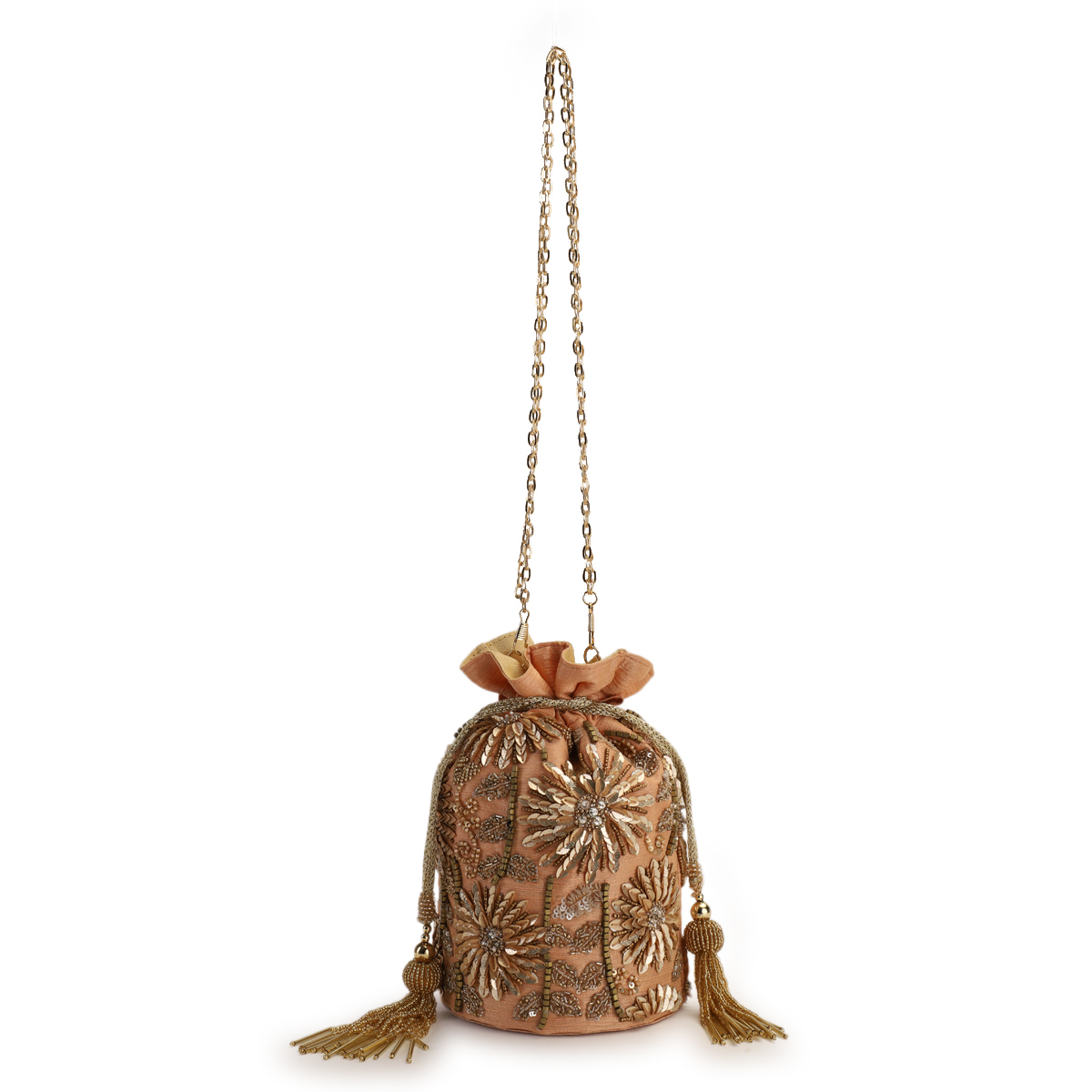 Peachy Affair Potli Bag