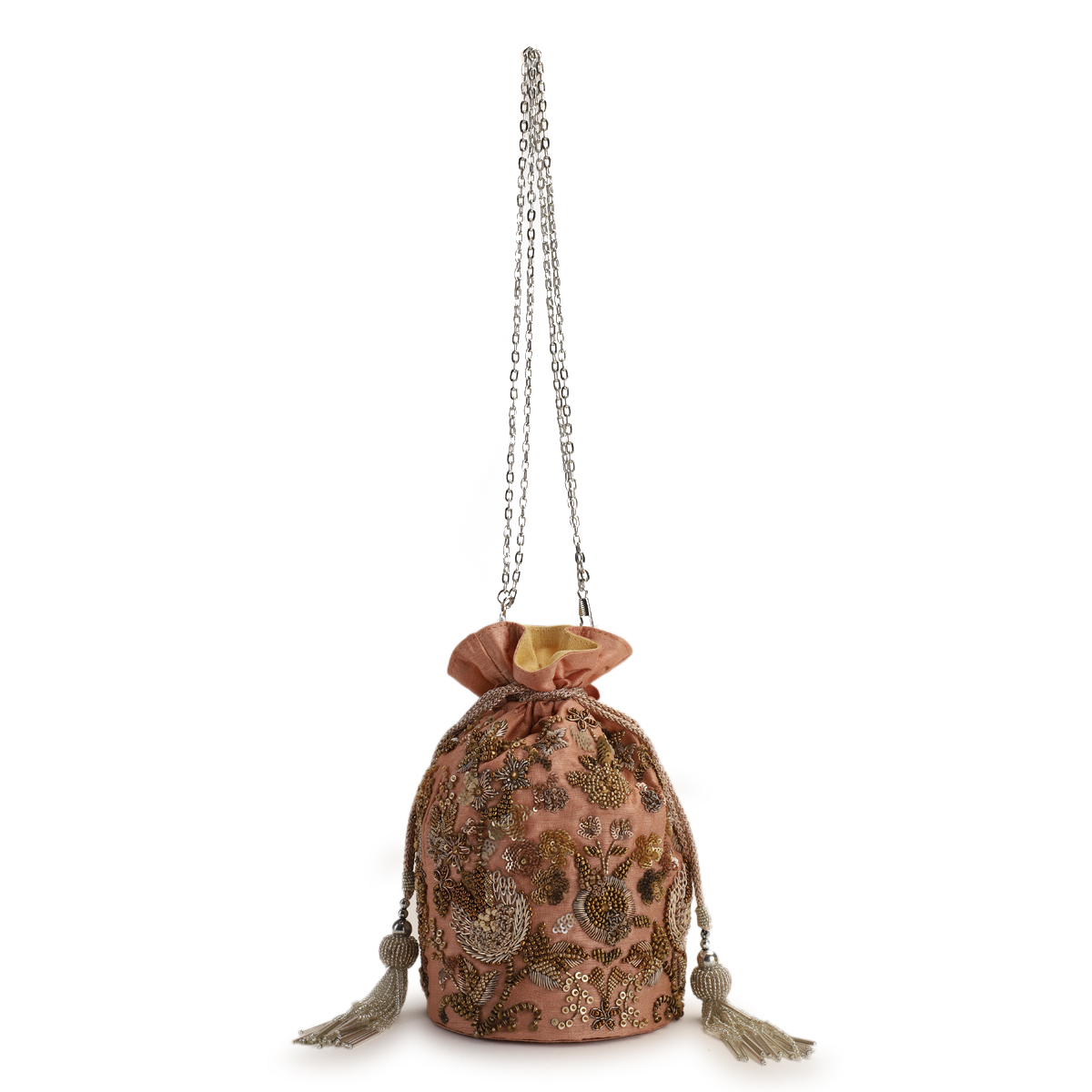 Pancho Pink Potli Bag