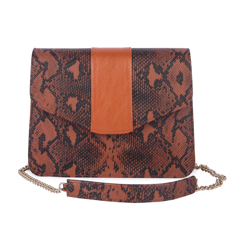 Vegan tan clutch