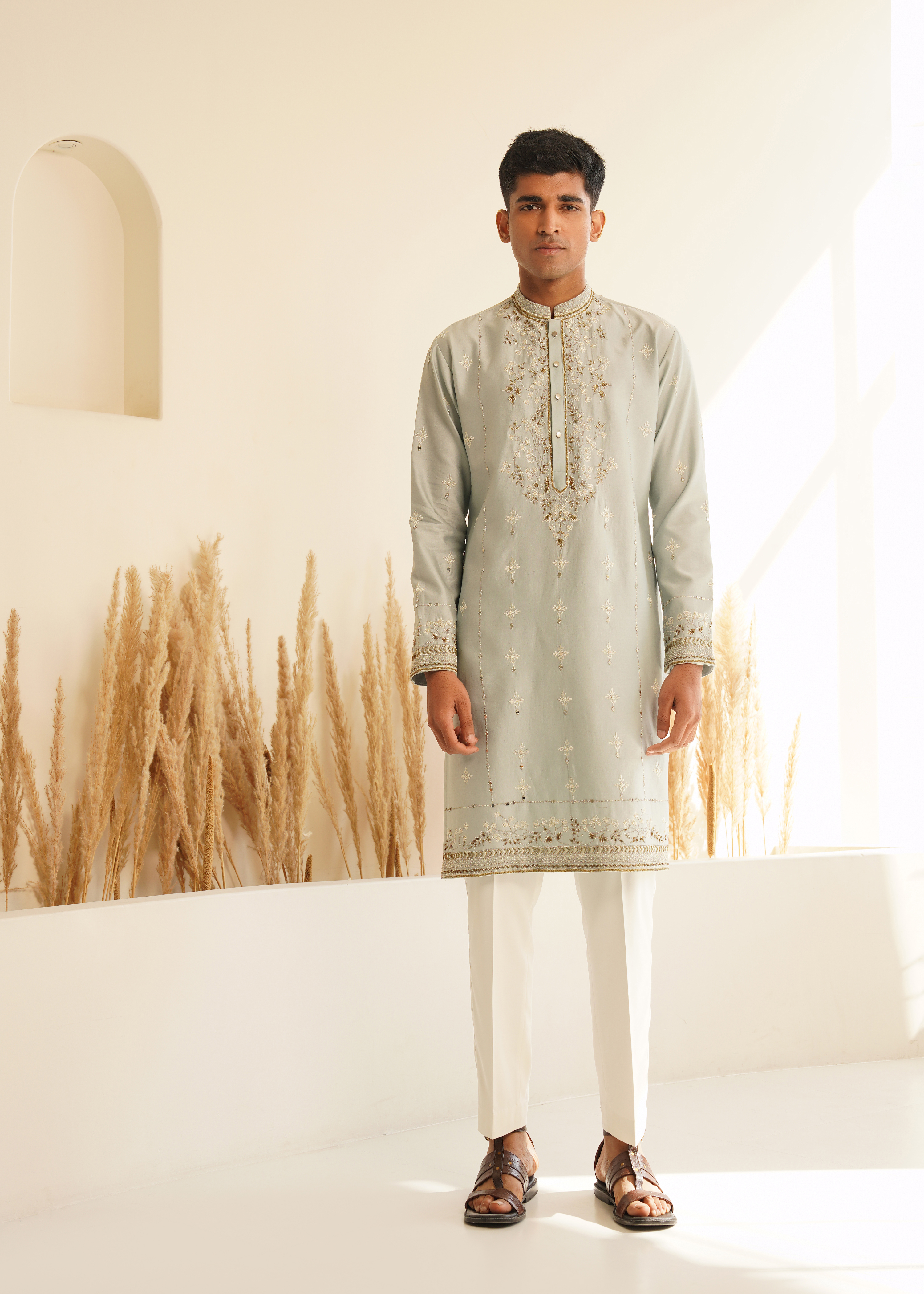 Powder Blue Kurta Set