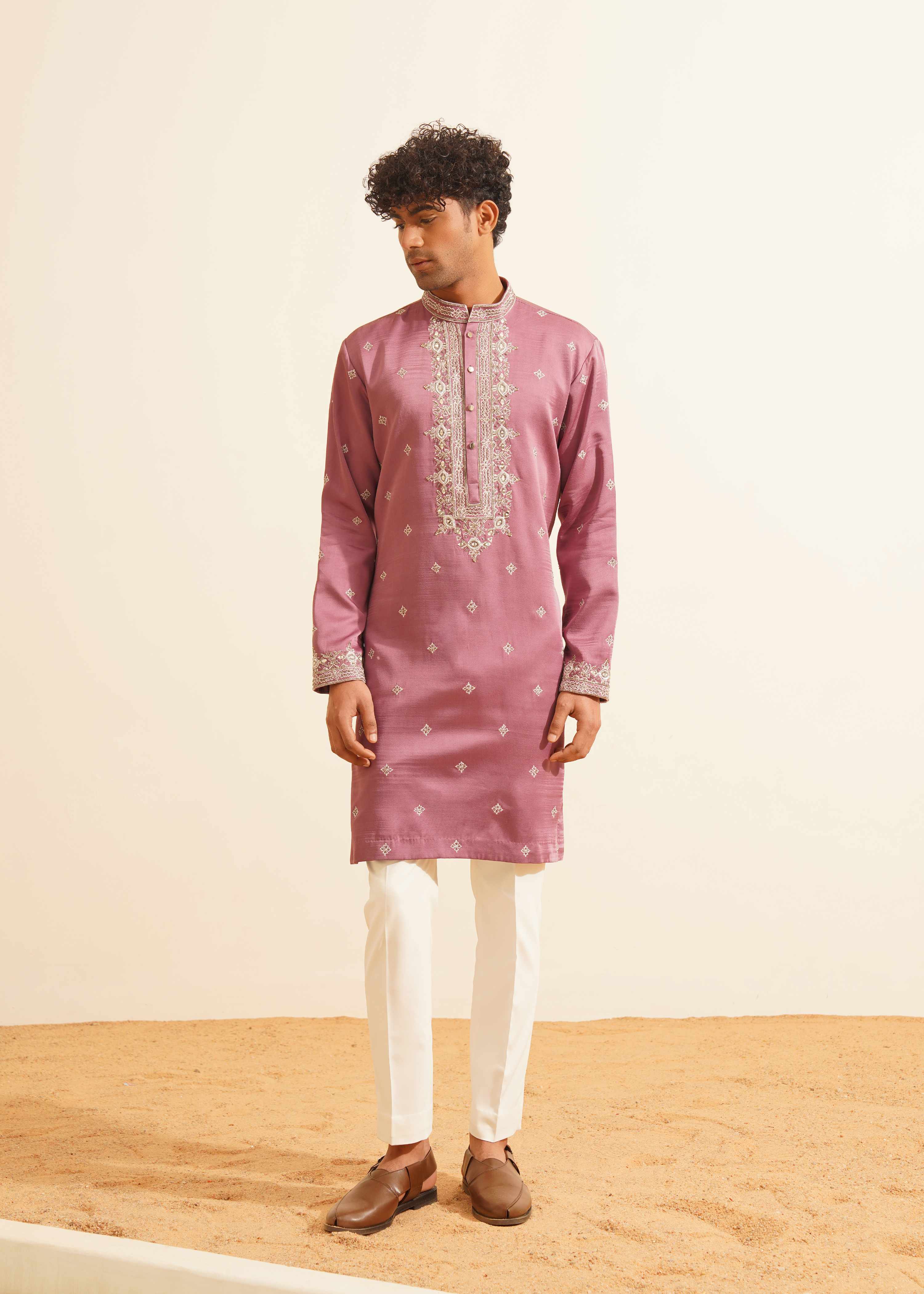 Lilac Kurta Set