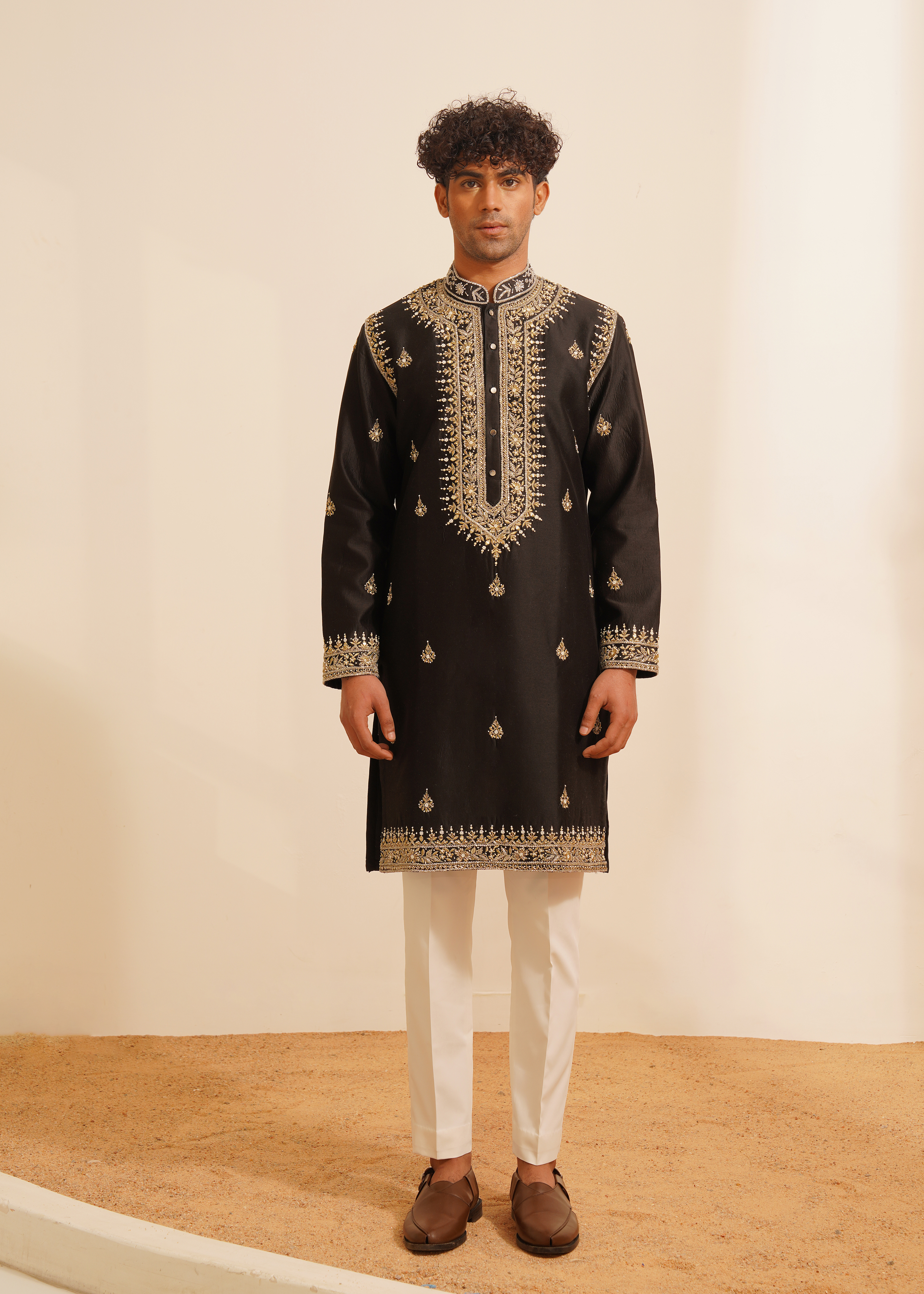 Z Black Kurta Set