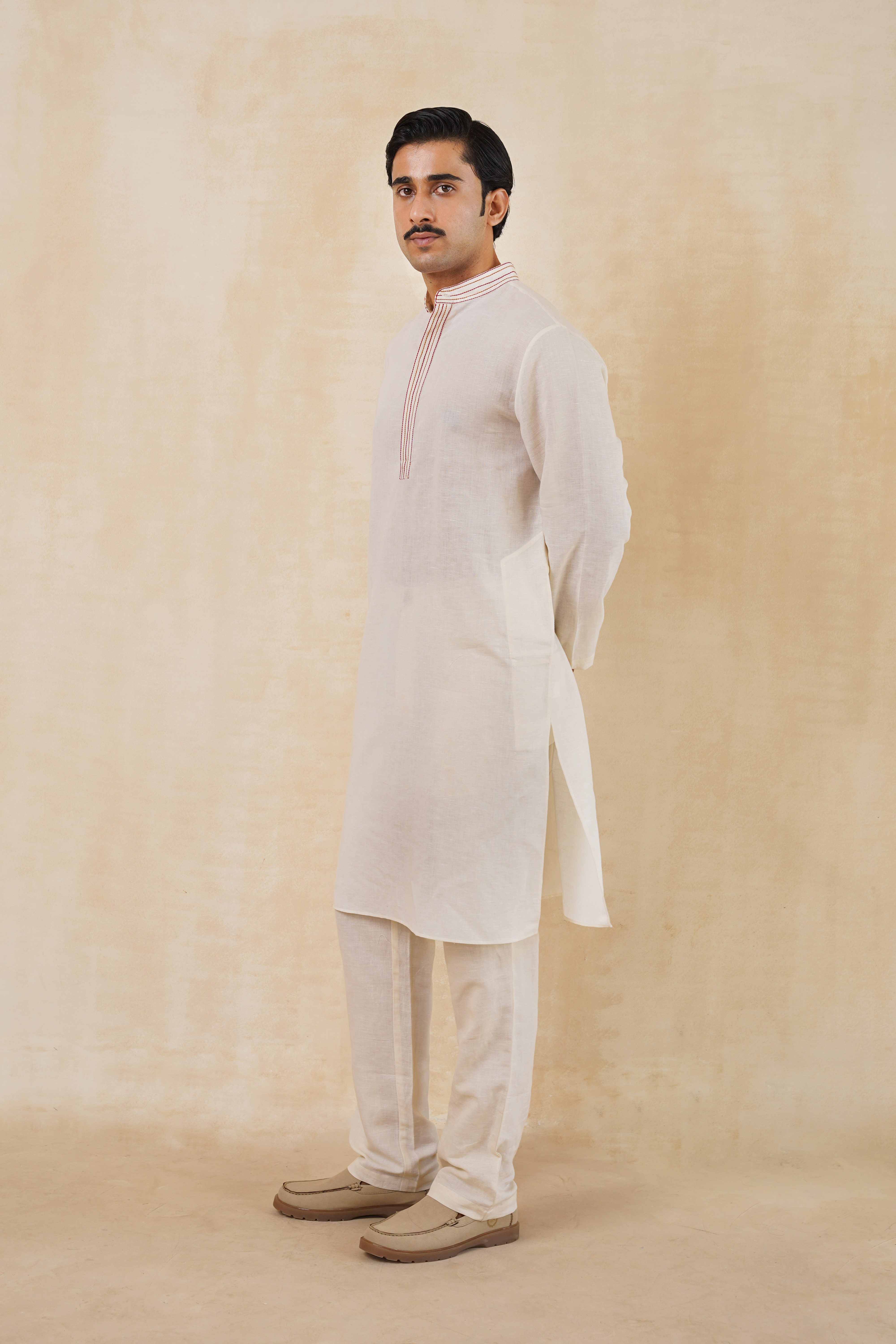 Classic Off-White Kurta Set