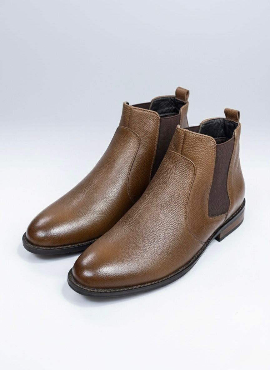 Oxford Tan Chelsea Boots