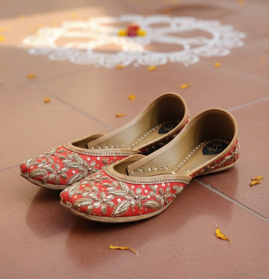 Laal Noor Handcrafted Jutti