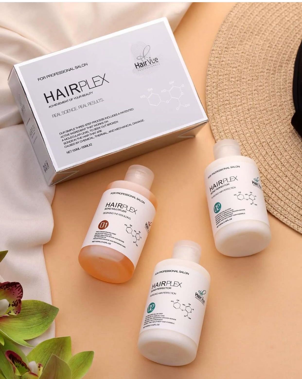 HairVue Hairplex - Pack of 3 (100ml each)