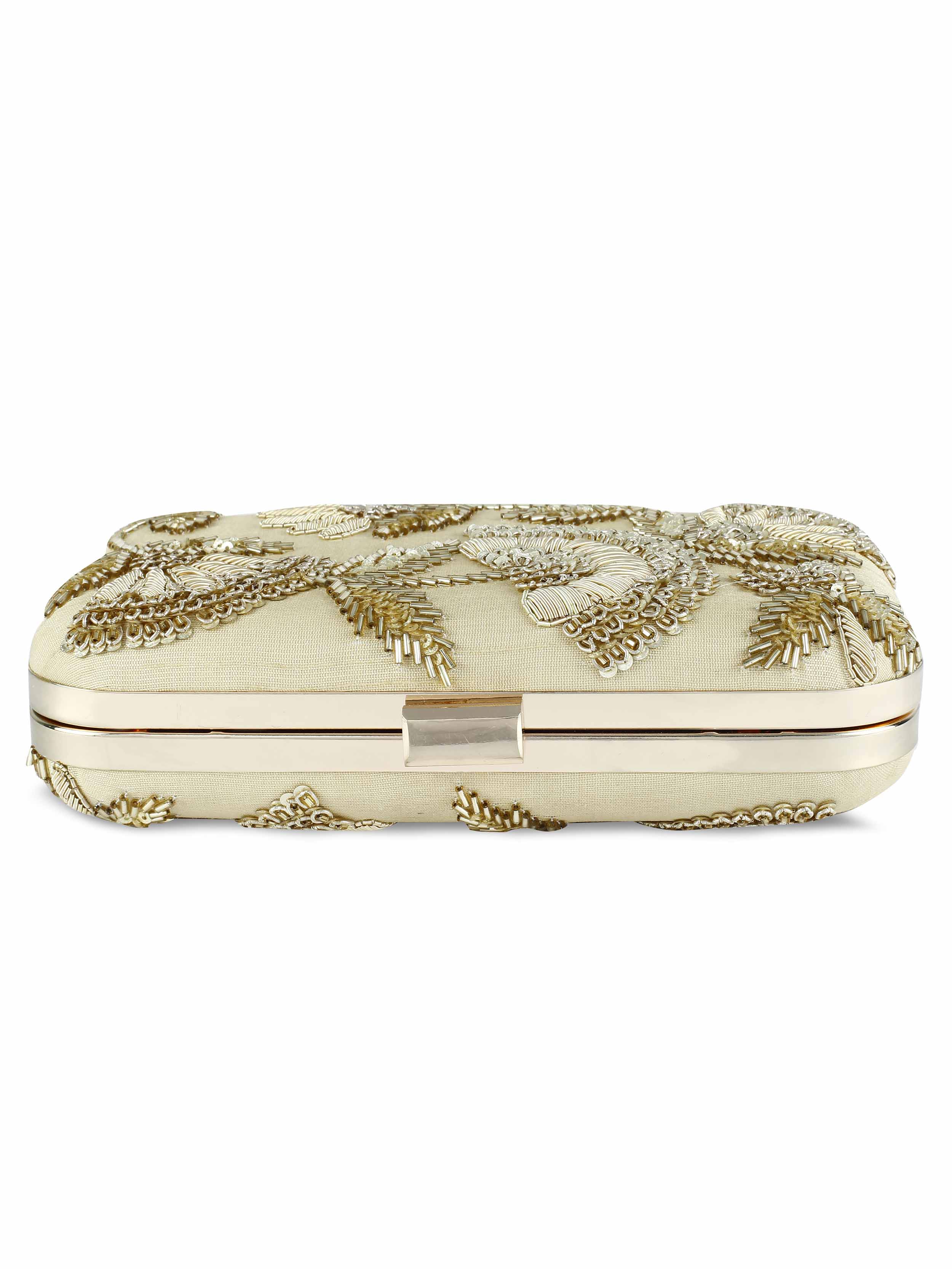 Golden Sunshine Box Clutch